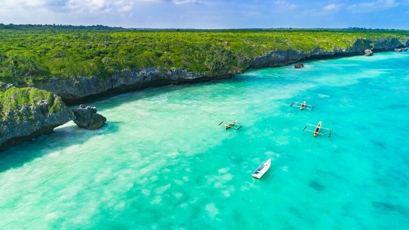 Seascape of Zanzibar.