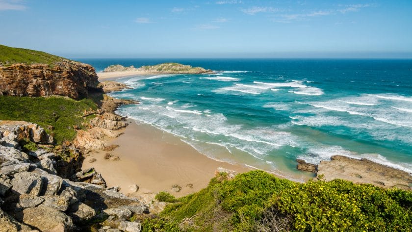Robberg Nature Reserve beach, South Africa.