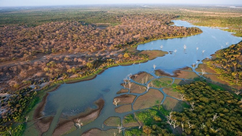 Okavango Delta in Botswana.