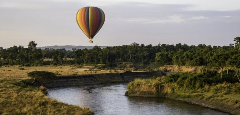 balloon safari kenya little governors camp