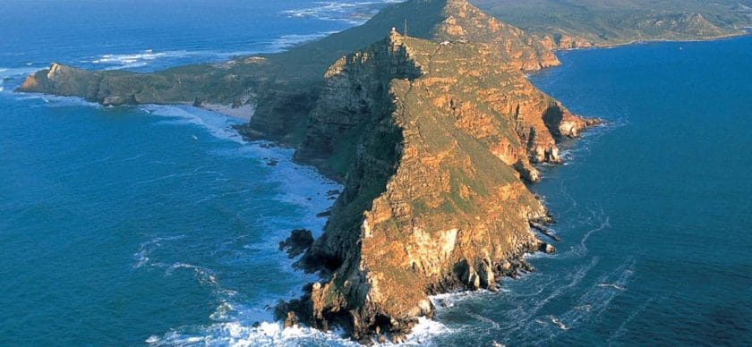 Aerial View of the Cape Peninsula | Photo credit: sowetotour.co.za