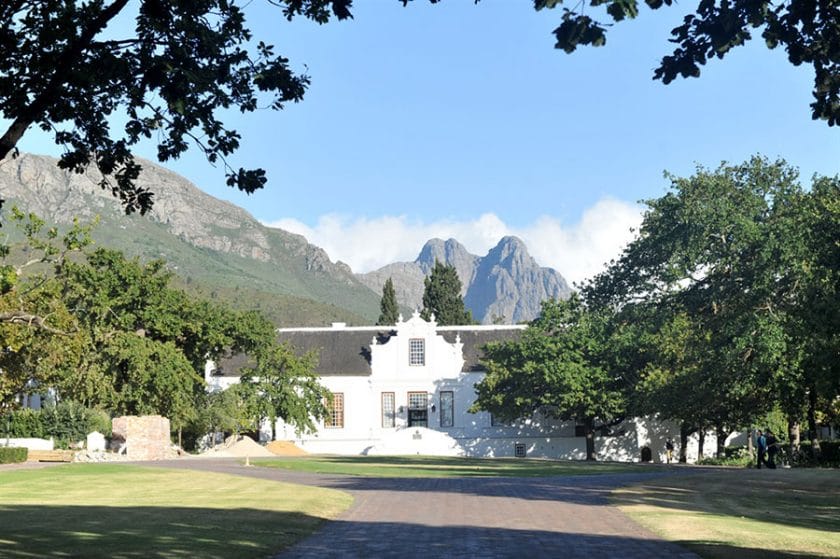 lanzerac wine estate where to eat in cape town