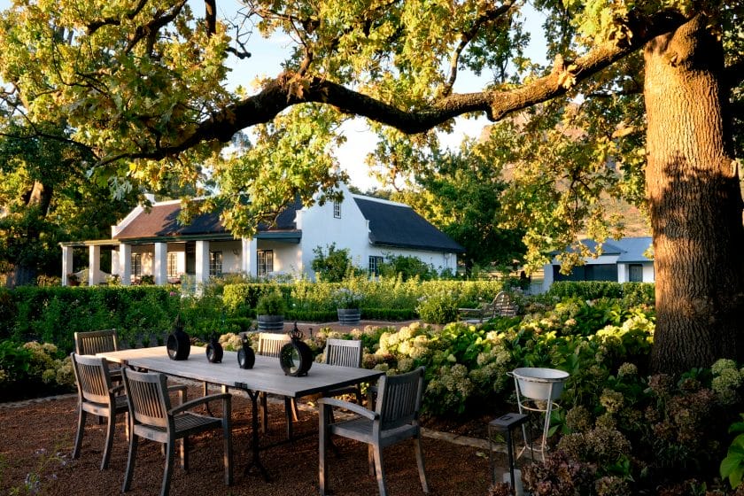 Stellenbosch Boschendal wine estate where to eat in cape town
