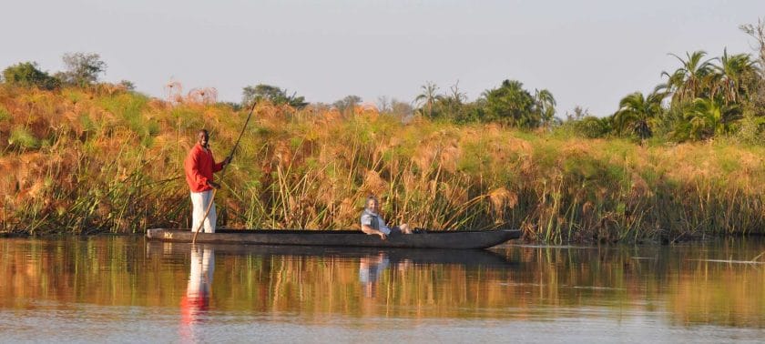 Solo Mokoro excursion in Botswana