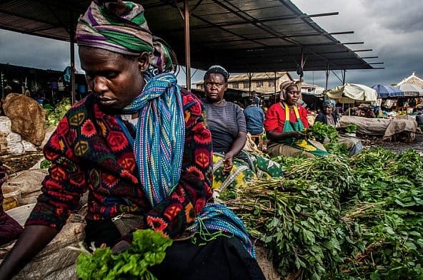 Market in Nairobi,Kenya.