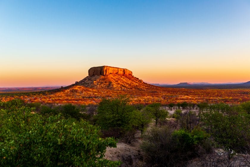 Waterberg Plateu in Namibia.