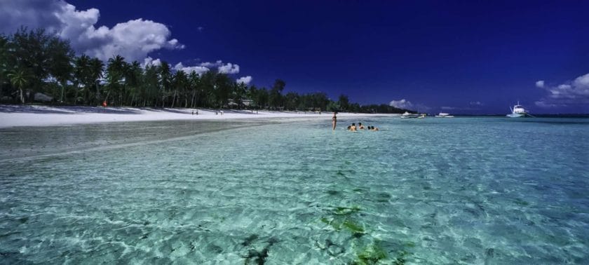 Malindi beach in Kenya.