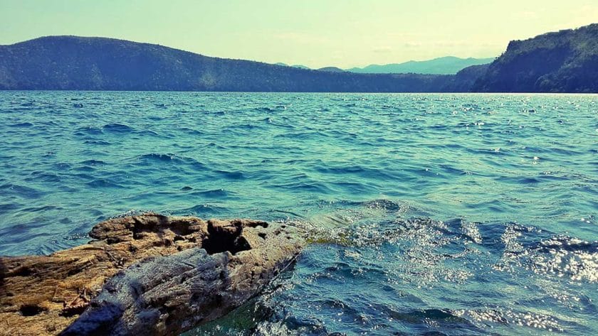 Lake Chala in Tanzania.