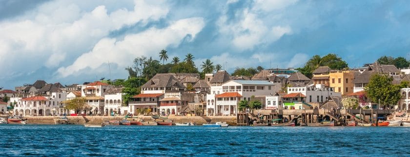 Lamu Archipelago town, coastal beaches in Kenya