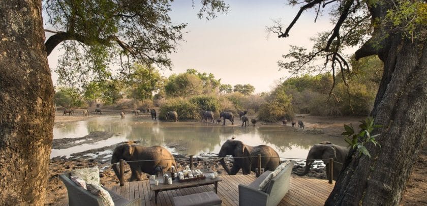 kanga camp deck luxury zimbabwe accommodation