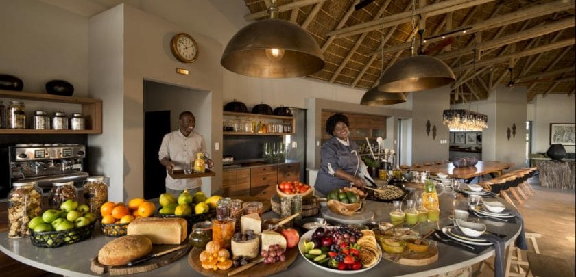 Rockfig safari lodge timbavati south africa breakfast buffet