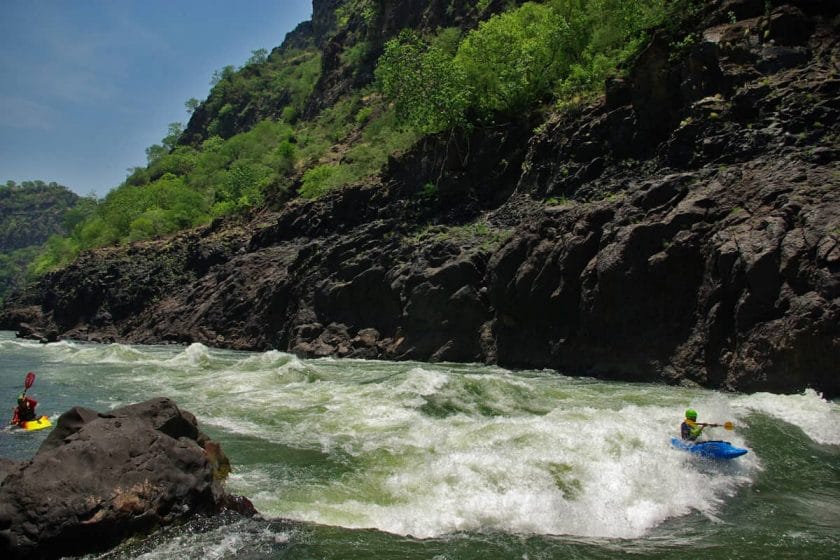 Experience the mighty Zambezi river in full flow from Feb-May