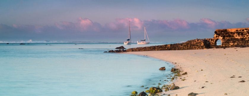 A beautiful chot of the beach from Mahébourg Credit: Kayak