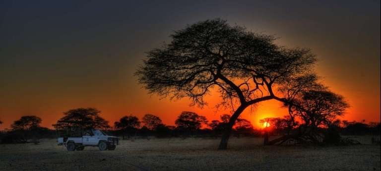 An African sunset is hard to beat