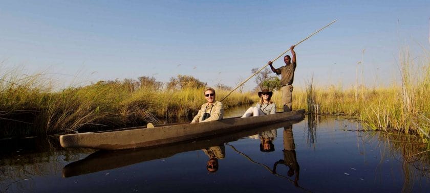 Try a mokoro boat ride for an alternative look at Chief's Island