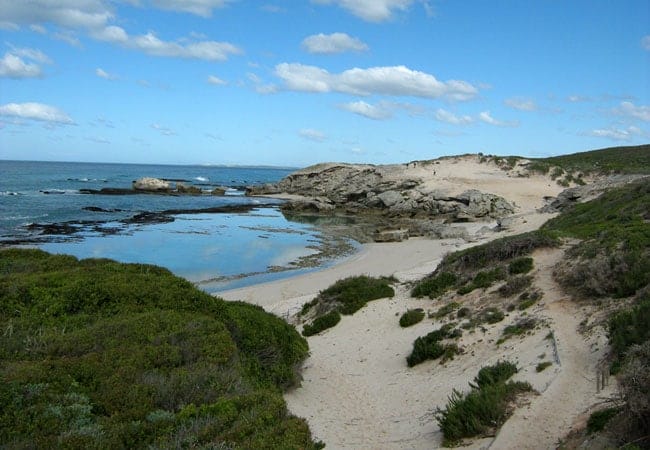 Grotto Bay is situated along the West Coast and has some easy and scenic hiking trails Credit: SA Venues.com