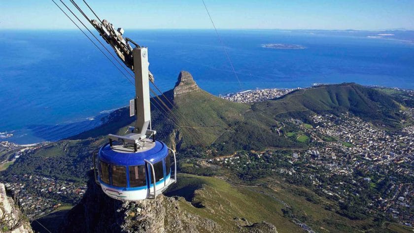 The cable car is an easier way to get to the top of the mountain for breathtaking views, alternatively a strenuous hike up is well rewarded at the top.