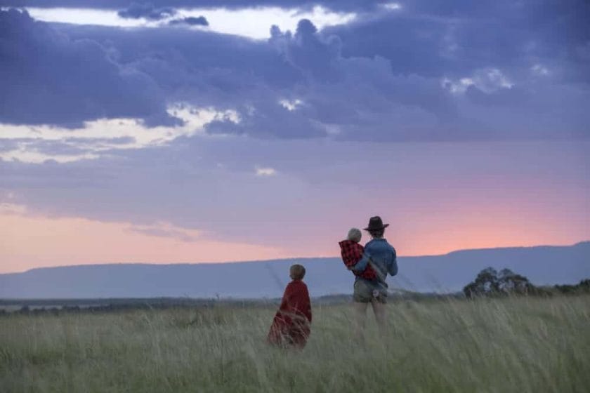 family safari masai mara kenya