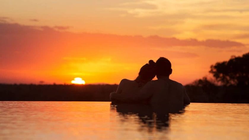 Honeymoon in Africa | Sunset view