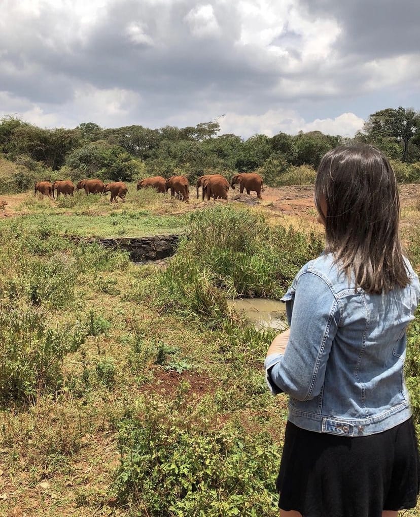 Heather enjoying her African Safari | Photo credits: Heather Butler