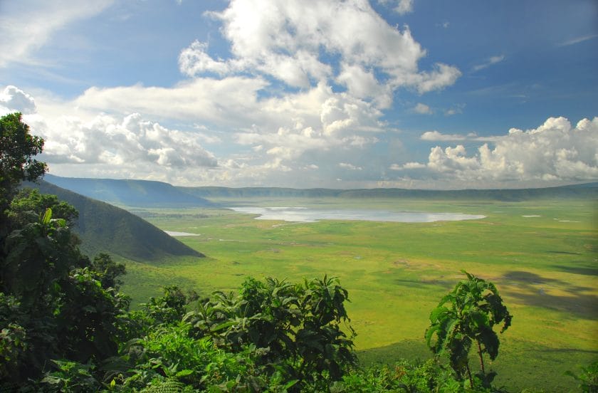 The Ngorongoro Crater, Tanzania.