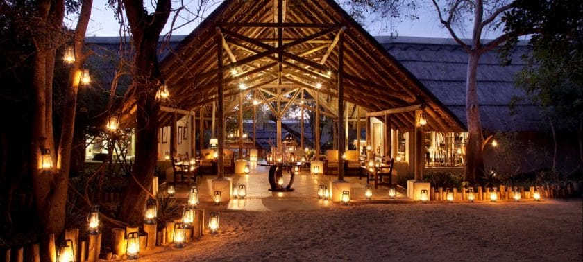 Reception at Thornybush Game Reserve