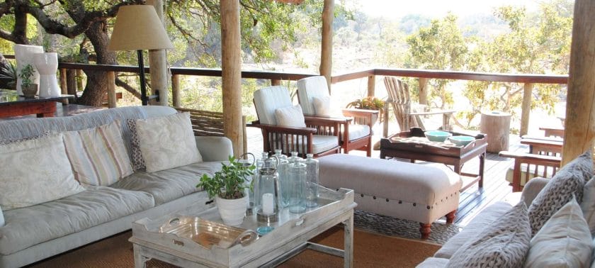 Lounge area at Safari Lodge