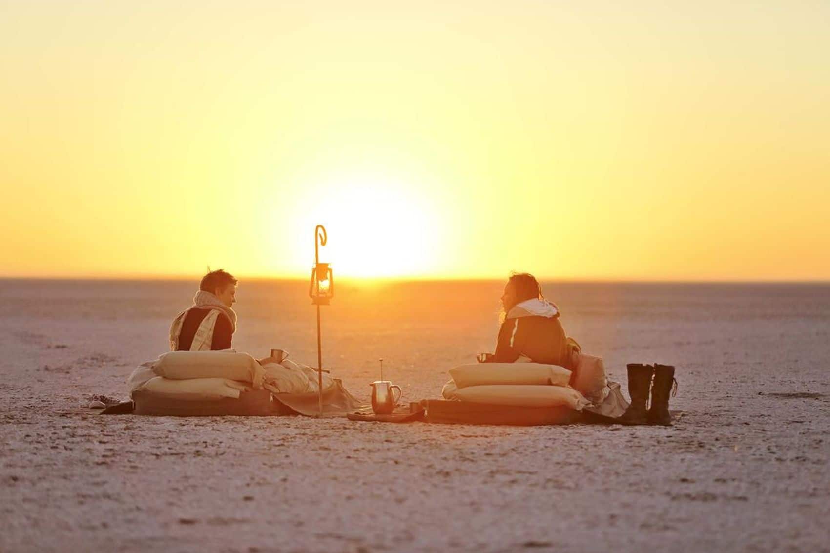 Sleep-out in the Makgadikgadi Salt Pan –