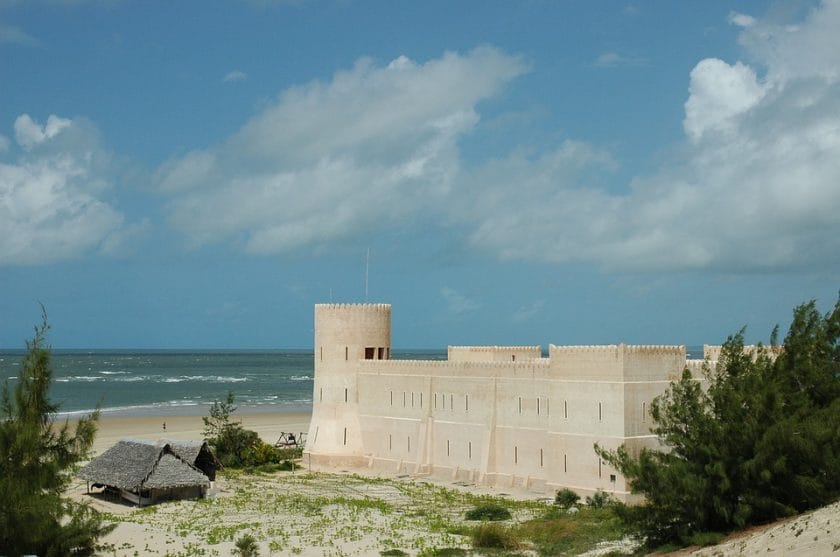 Historic architecture on Lamu Island, Kenya.