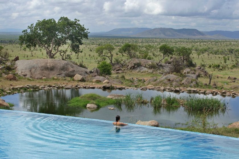 Infinty pool at Four Seasons Safari Lodge, Tanzania | Photo credit: Four Seasons Safari Lodge