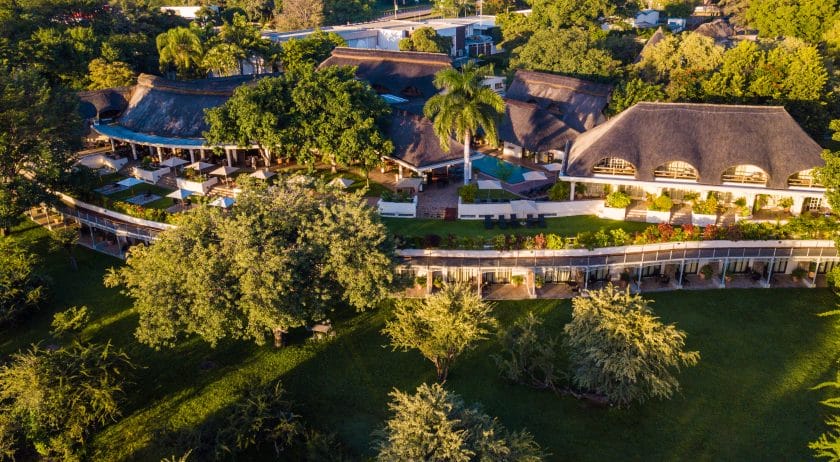 Aerial view of Ilala Lodge | Photo credits: Ilala Lodge