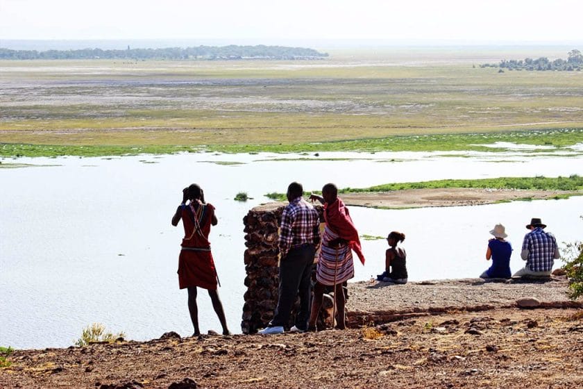 Stunning views from observation hill in Kenya