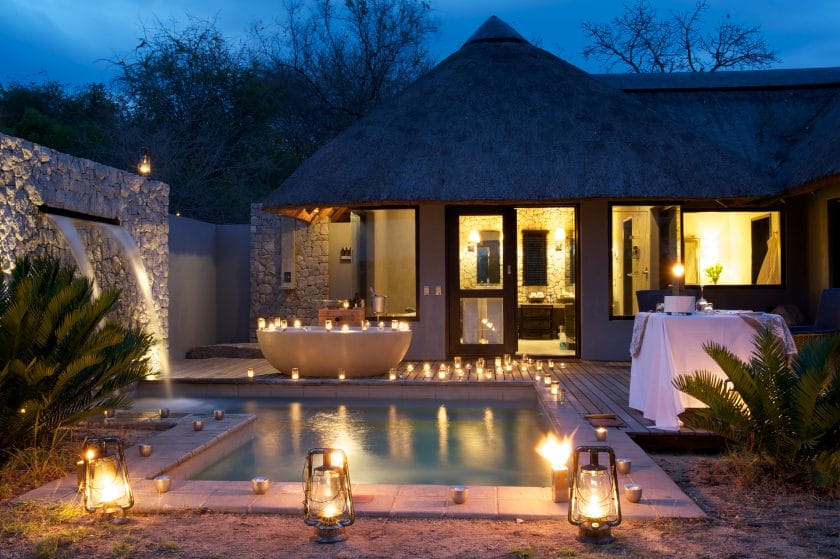 Pool at a luxury Londolozi Granite Suites Lodge