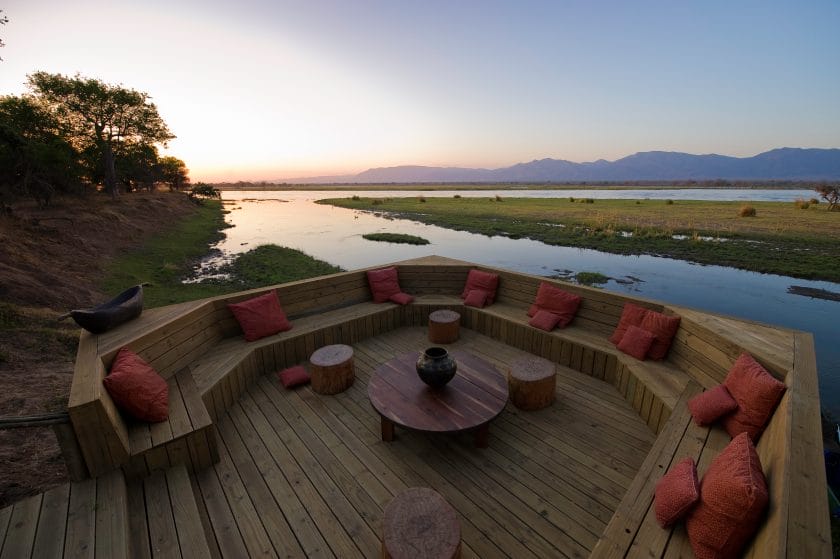 Luxury lodge views in Zimbabwe | Photo credits: Ruckomechi Camp