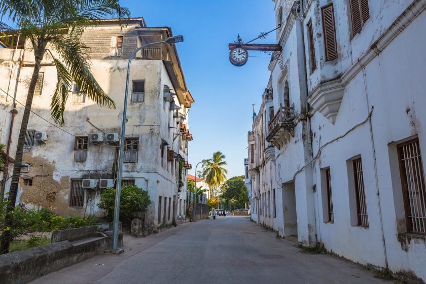 Architecture of Stone Town, Zanzibar.