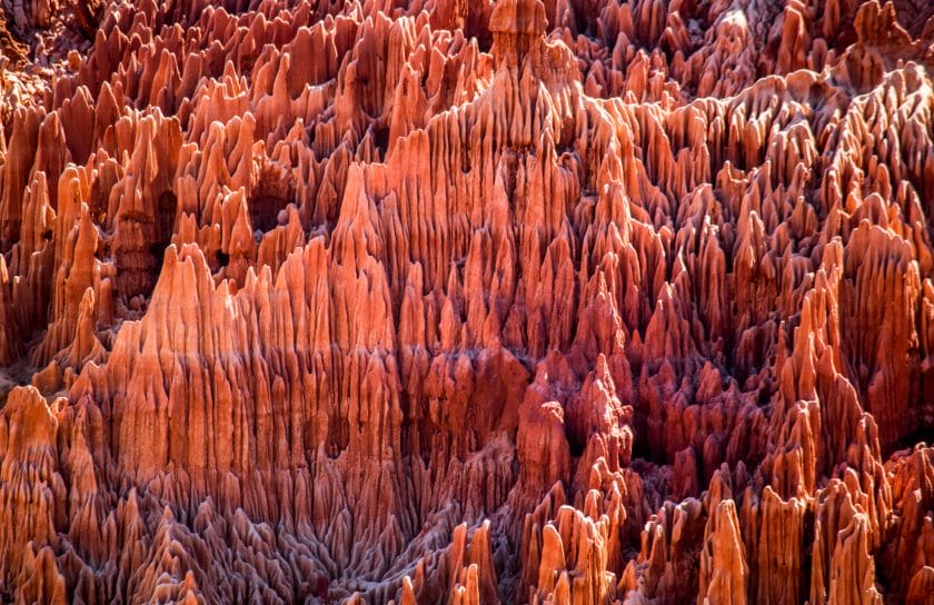 Red Tsingy in Madagascar