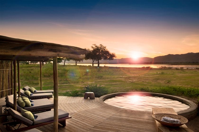 Luxury lodge in Mana Pools National Park | Photo credits: Nyamatusi Camp
