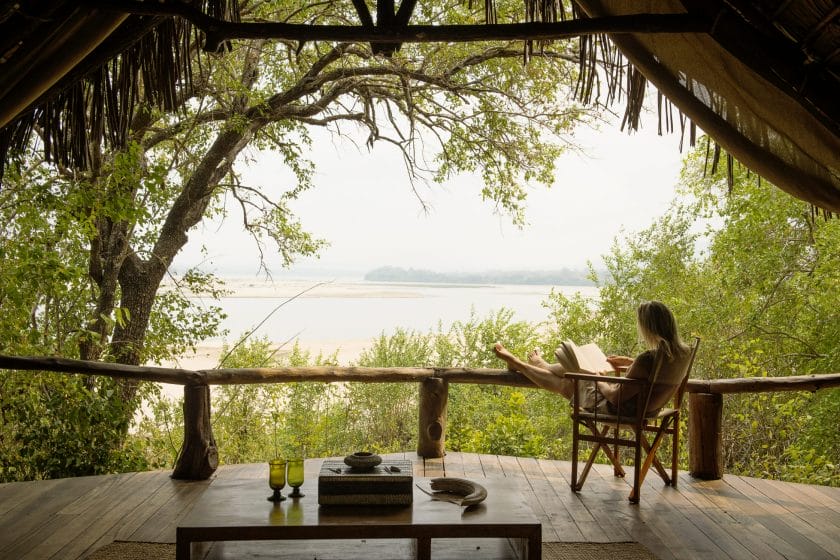 Luxury lodge room, Tanzania | Photo credits: Sand River Selous