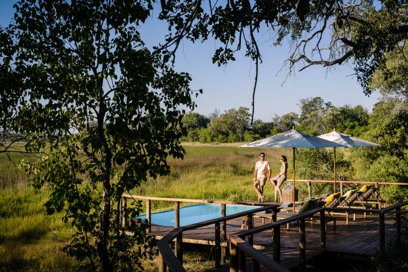 Luxury lodge in the Okavango Delta | Photo credits: Sanctuary Stanley's Camp