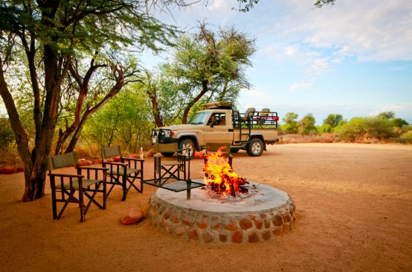 Campfire at Eagle's Rest Lodge, Namibia | Photo credits: Otjiwa Safari Lodge