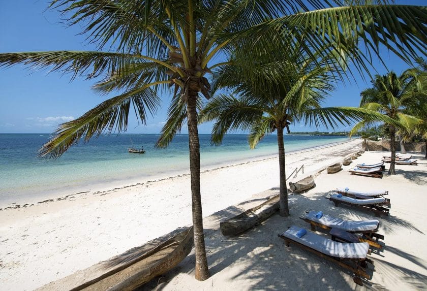 Beach at Diamonds Dream of Africa resort in Malindi, Kenya | Photo credit: Diamonds Dream of Africa