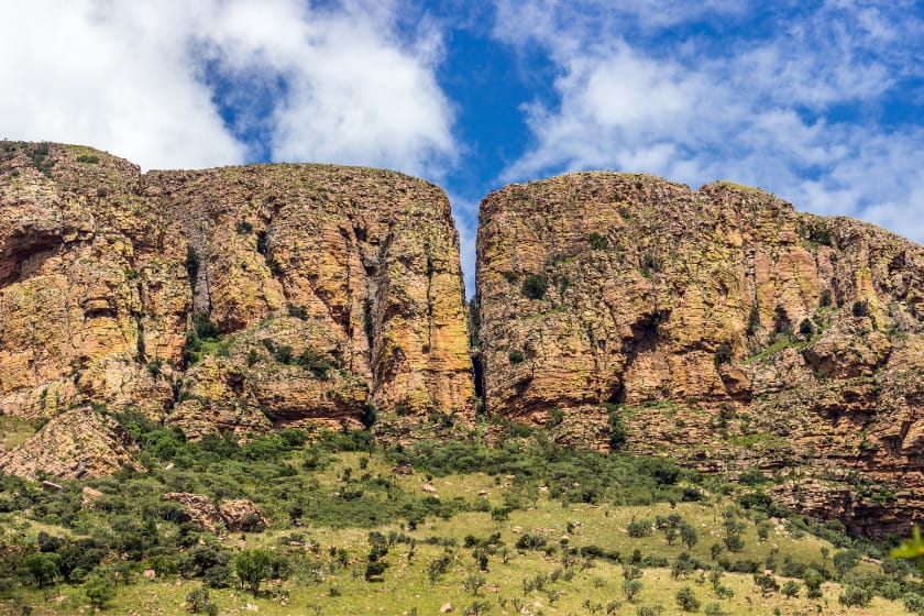 View of the Waterberg Mountains in Limpopo Province, South Africa