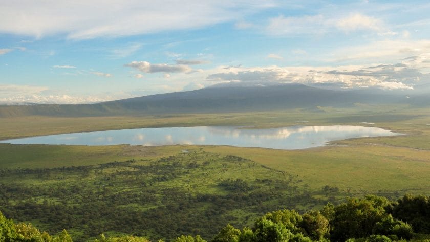 Aerial view of Ngorongoro Crater in Tanzania, Image credit, Canva