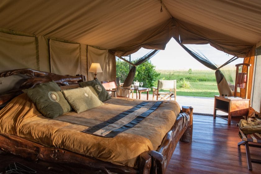 Tent bedroom at Governors’ Camp, Kenya | Photo credit: Governors’ Camp