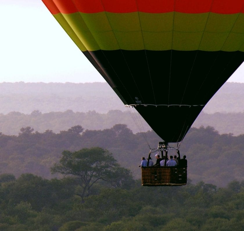 Hot air balloon safari - South Africa