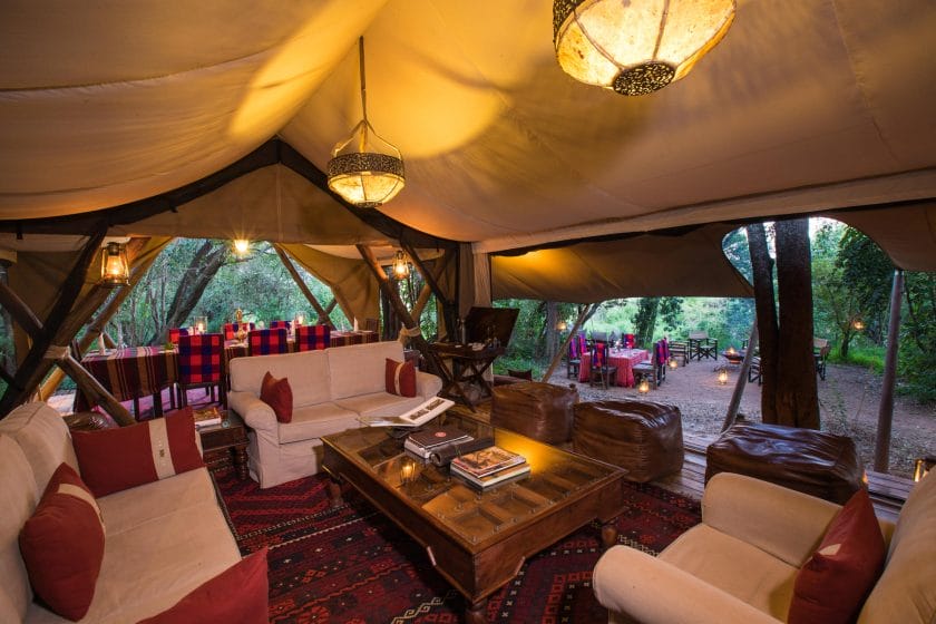 Tent interior at Mara Toto Camp in Masai Mara, Kenya | Photo credit: Mara Toto Camp