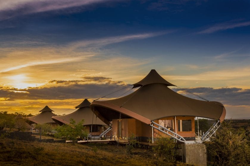 Luxury tented suite at Mahali Mzuri, Kenya | Photo credit: Mahali Mzuri