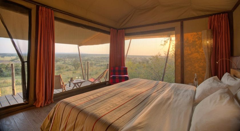 Tent interior at Eagle View in Kenya | Photo credit: Eagle View